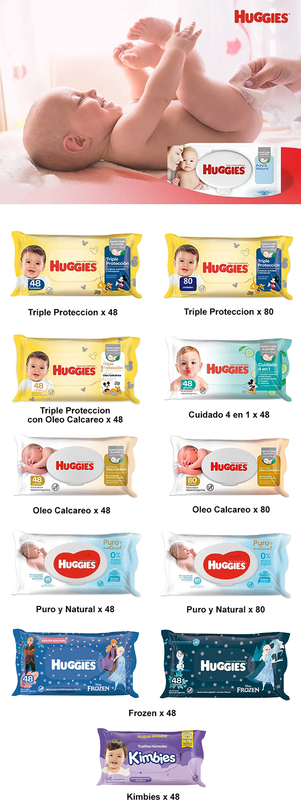 Toallitas Humedas Huggies